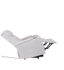 Πολυθρόνα με Μηχανισμό Relax- Ανάκληση Ηλεκτρική- Ύφασμα Γκρι ανοικτό